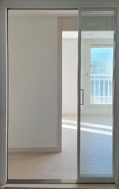 연동 도어 중문(초슬림 19바/도장/망입강화/오픈형)